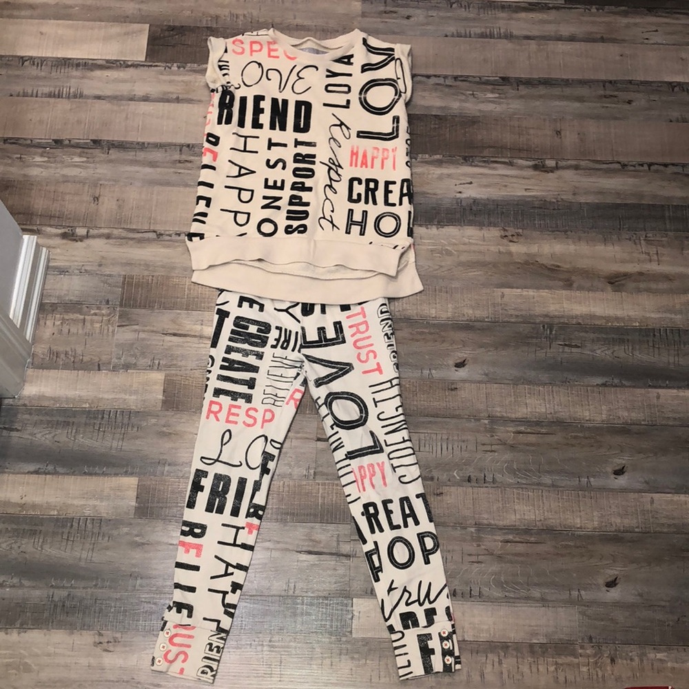 Matching shirt with tights